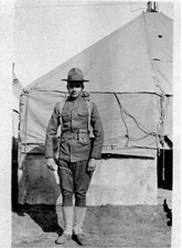 Corporal Cecil Sydenstricker in his WWI Army uniform taken January 1918