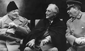 Roosevelt, Churchill and Stalin
